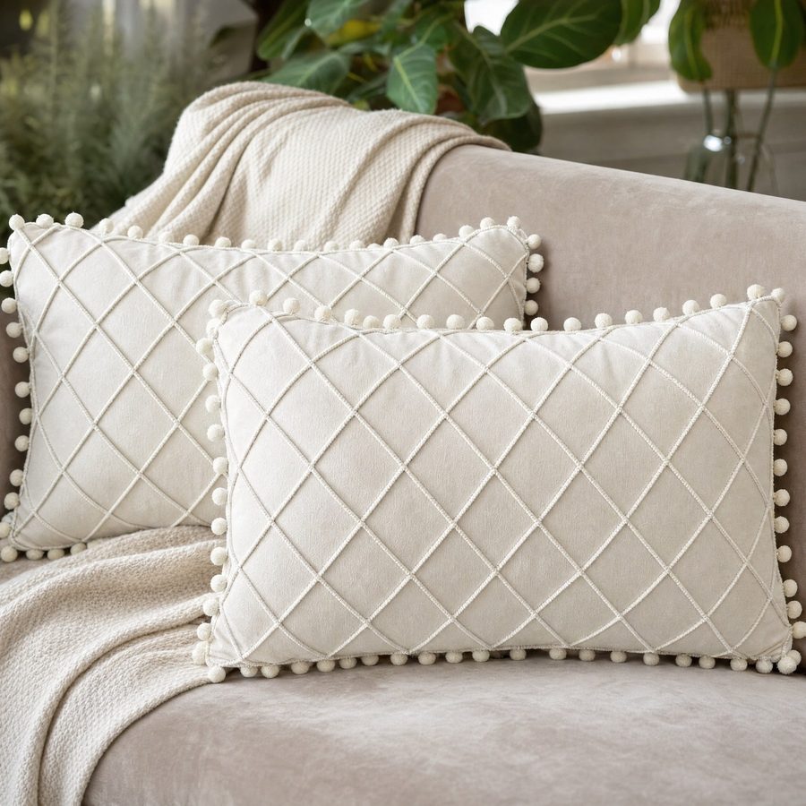 Lozenge Lumbar, set of two